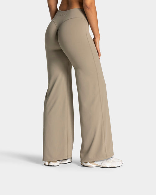 Pantalon Straight Leg Scrunch Charming Pro « kaki »