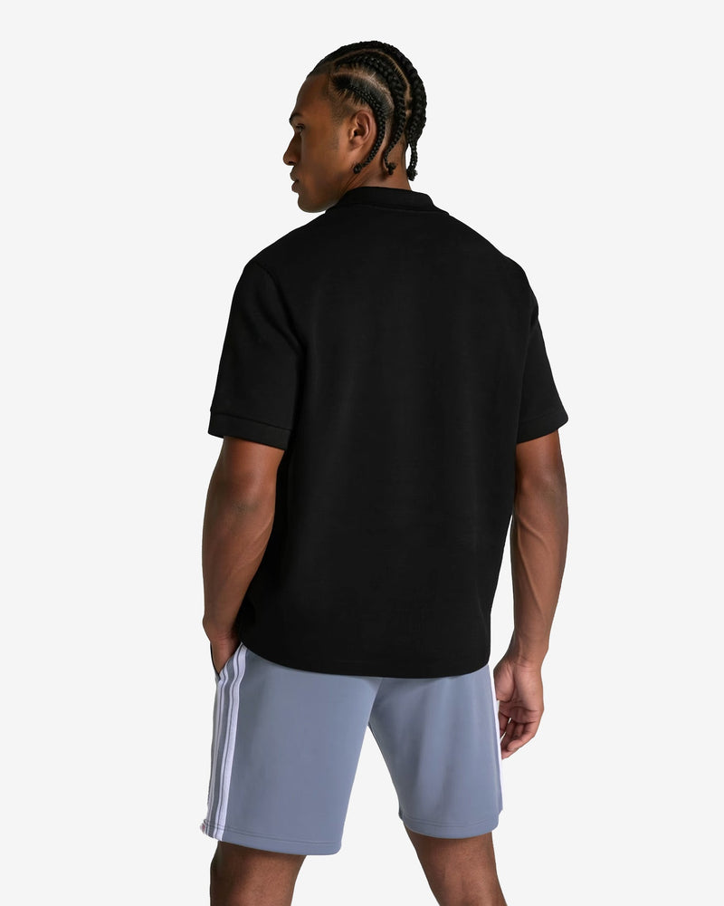 Polo oversize Club « noir »