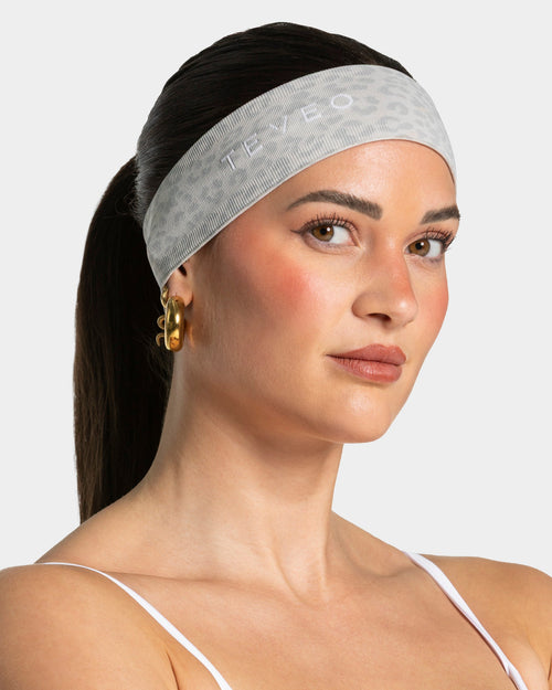 Bandeau Contrastline « léopard gris clair »