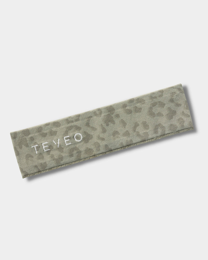 Bandeau Contrastline « Léopard kaki »