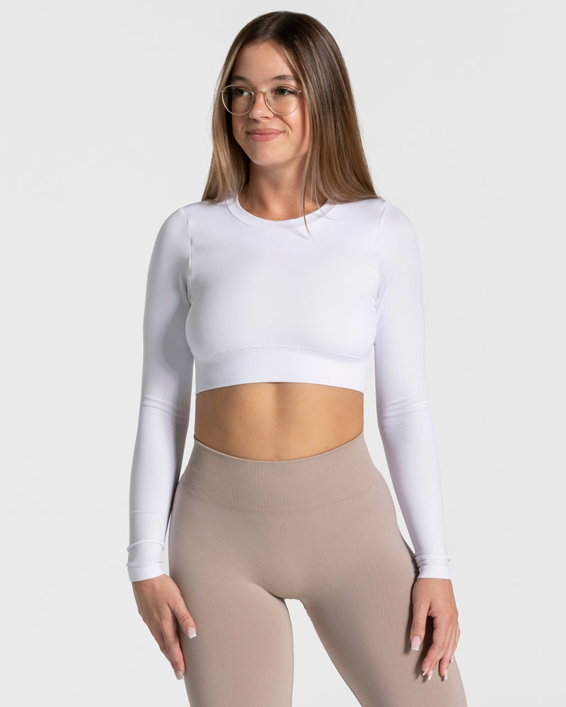 Haut à manches longues Everyday Cut Out « blanc »