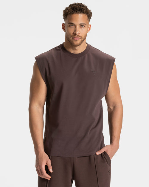 Débardeur Contrastline oversize « Espresso »