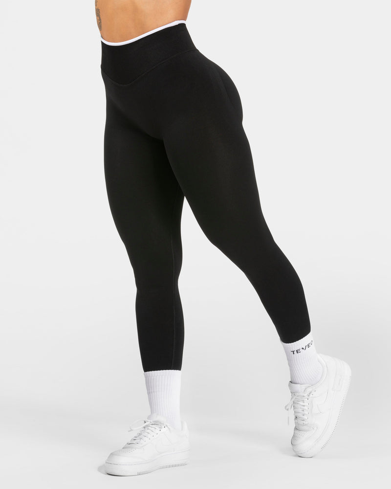 Legging Contrastline Sculpt scrunch « noir »