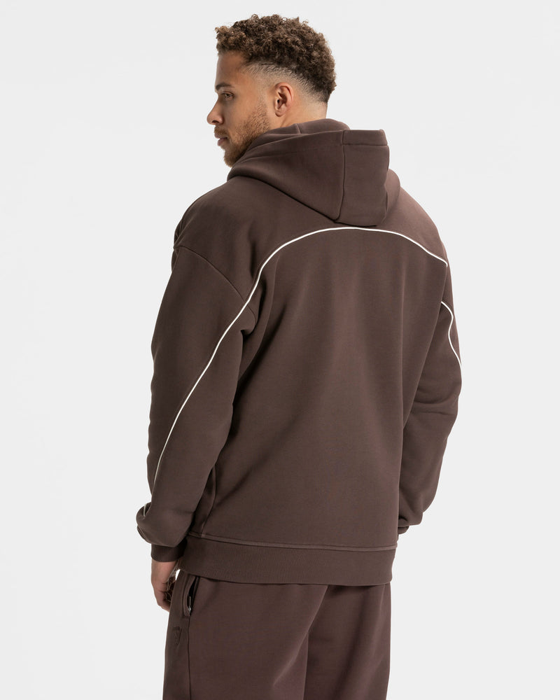Veste de sport zippée Contrastline « Espresso »