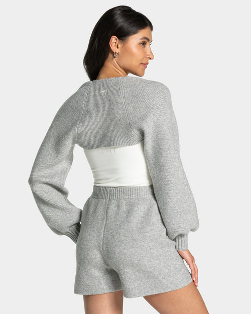 Boléro Knit « Gris chiné »