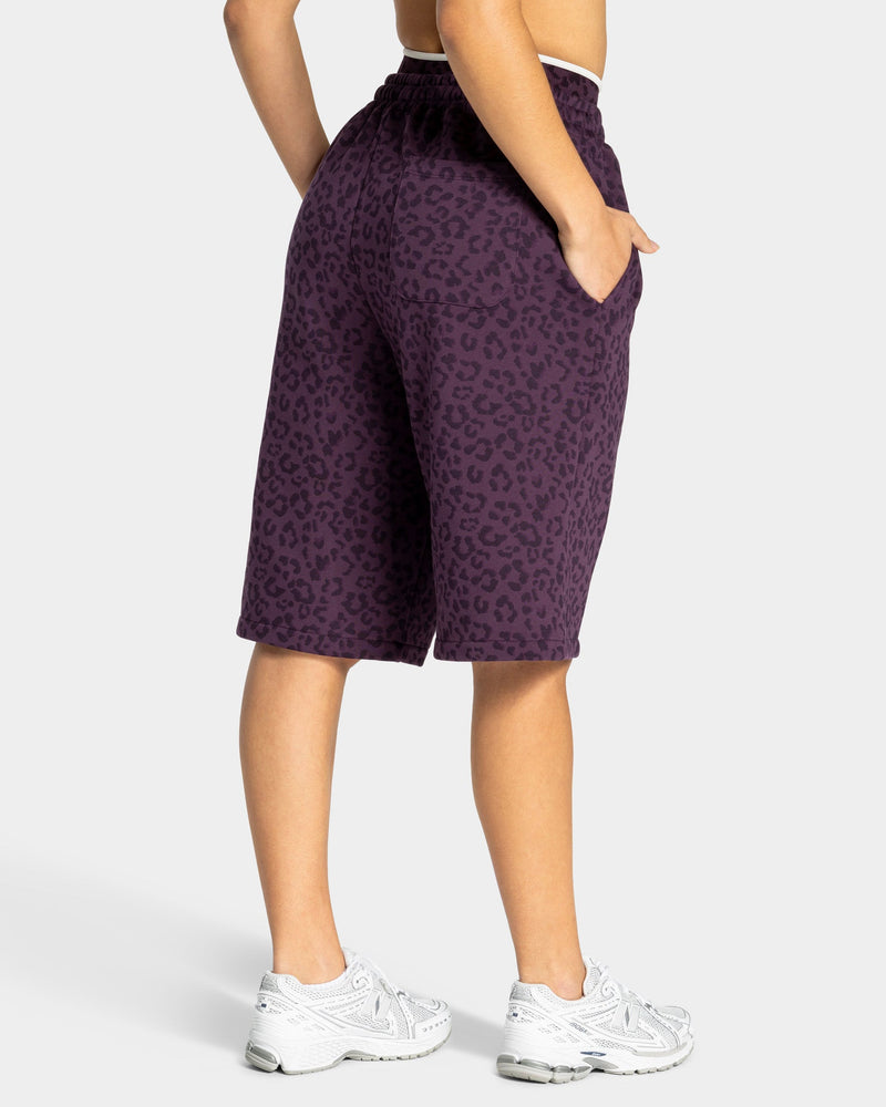 Jort oversize Contrastline « Léopard Blackberry »