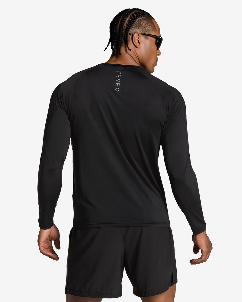 Haut à manches longues END Running « noir »
