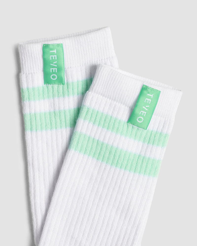 Chaussettes XXL Lift (2 paires) « menthe/blanc »