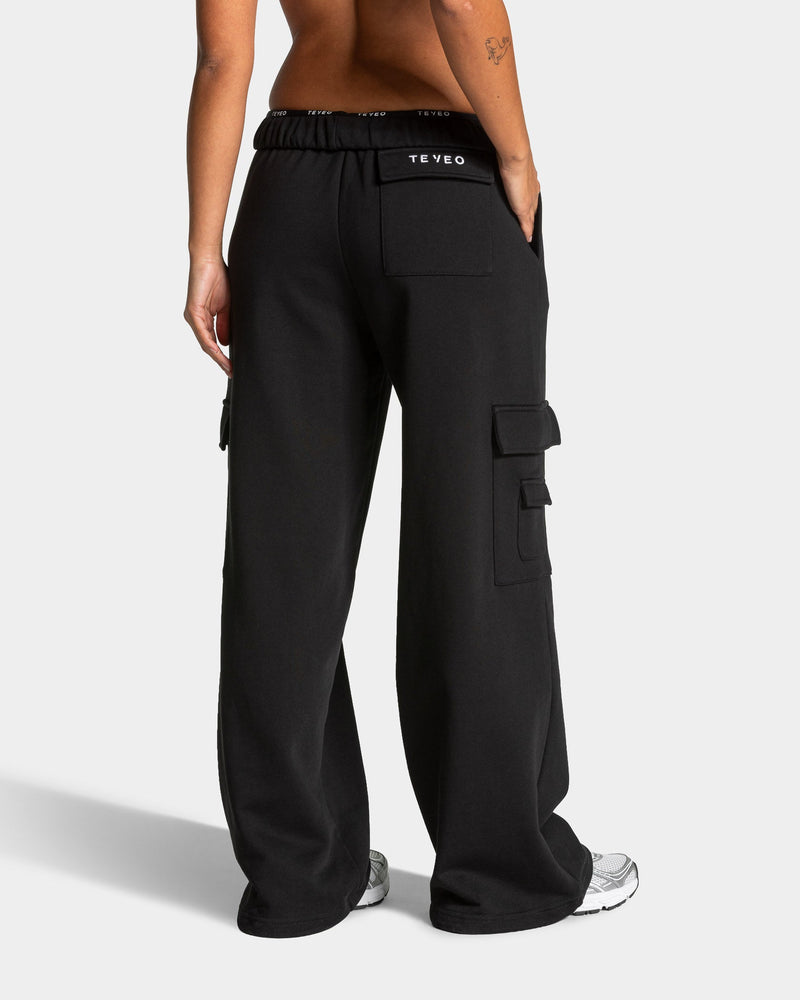 Pantalon de jogging cargo Wide Leg Lift « noir »