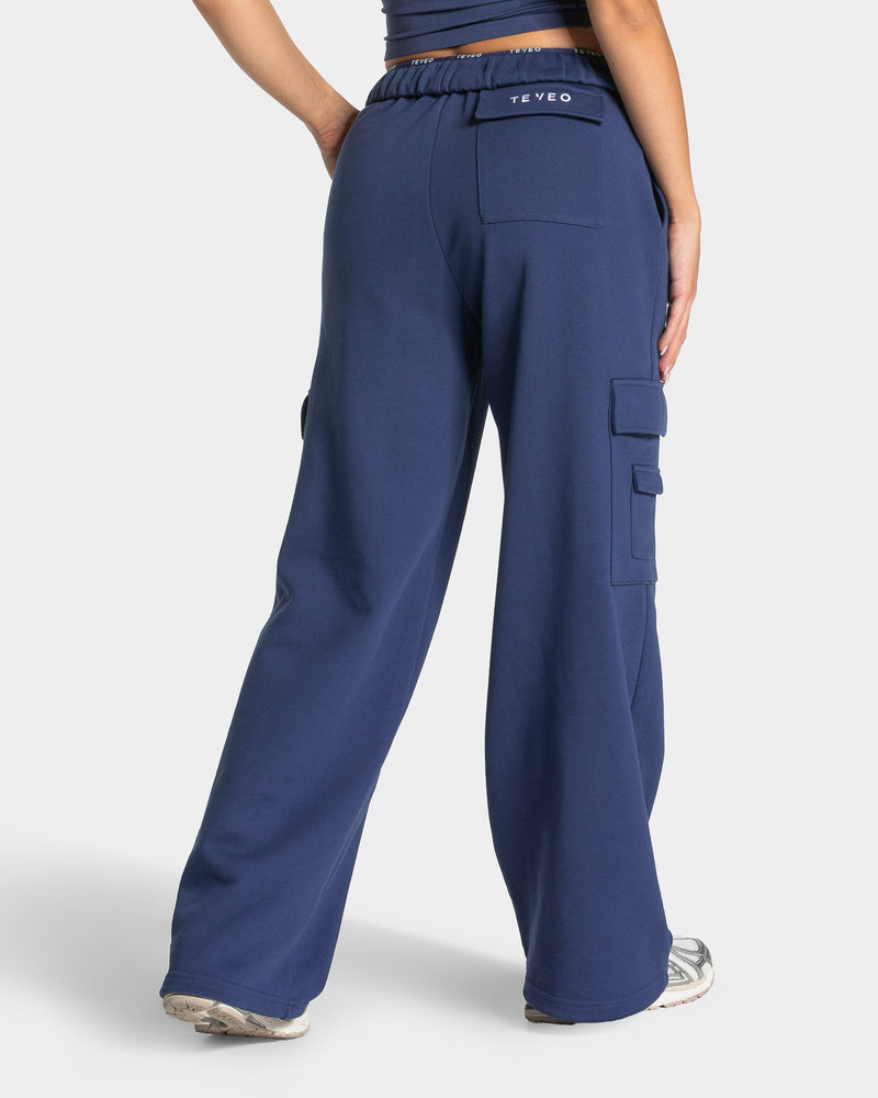 Pantalon de jogging cargo Wide Leg Lift « indigo »