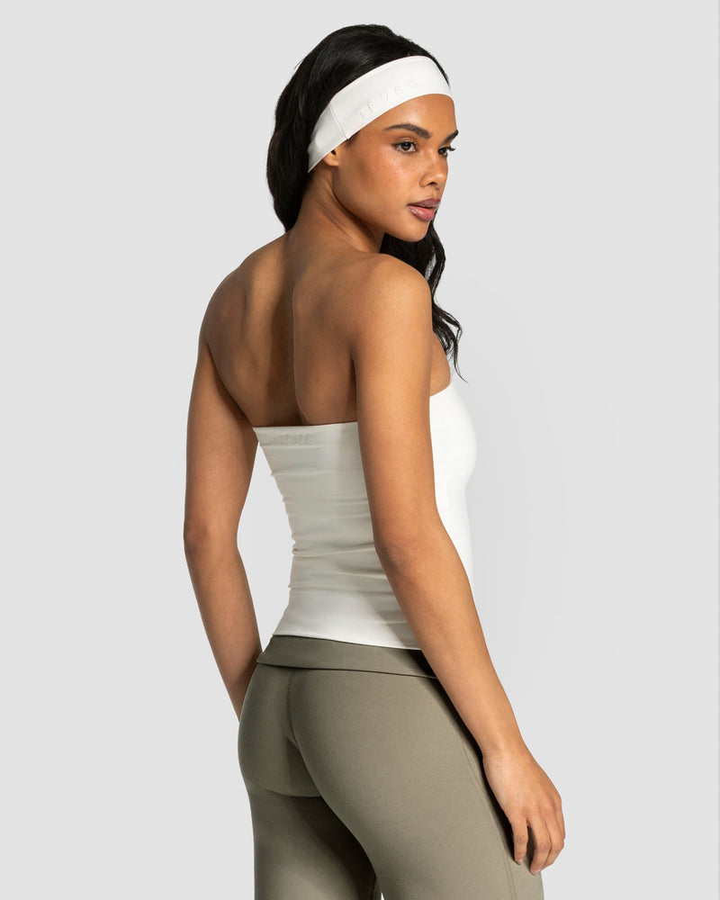 Haut Mellow Bandeau Long « blanc cassé »