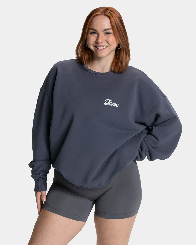 Sweat-shirt oversize Pure « Graphite »
