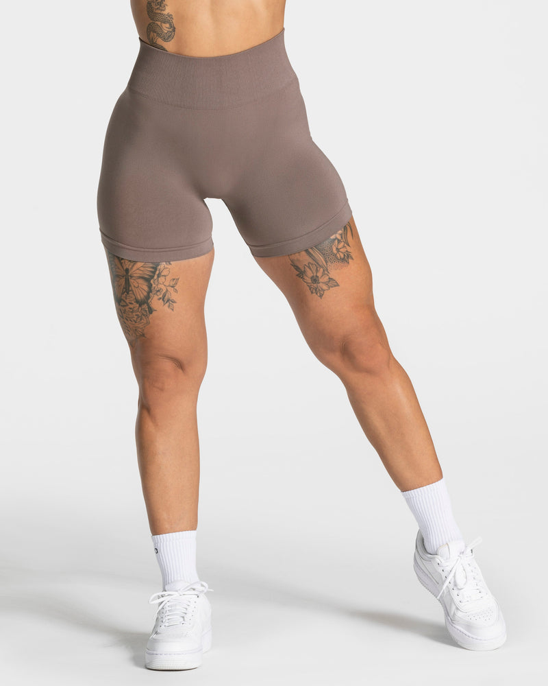 Short Pure Covert Scrunch « moka »