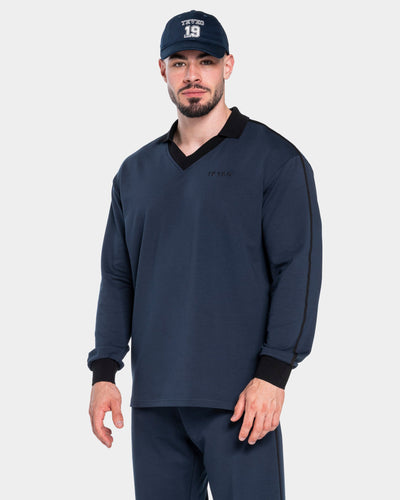 Polo à manches longues Soft « Midnight »