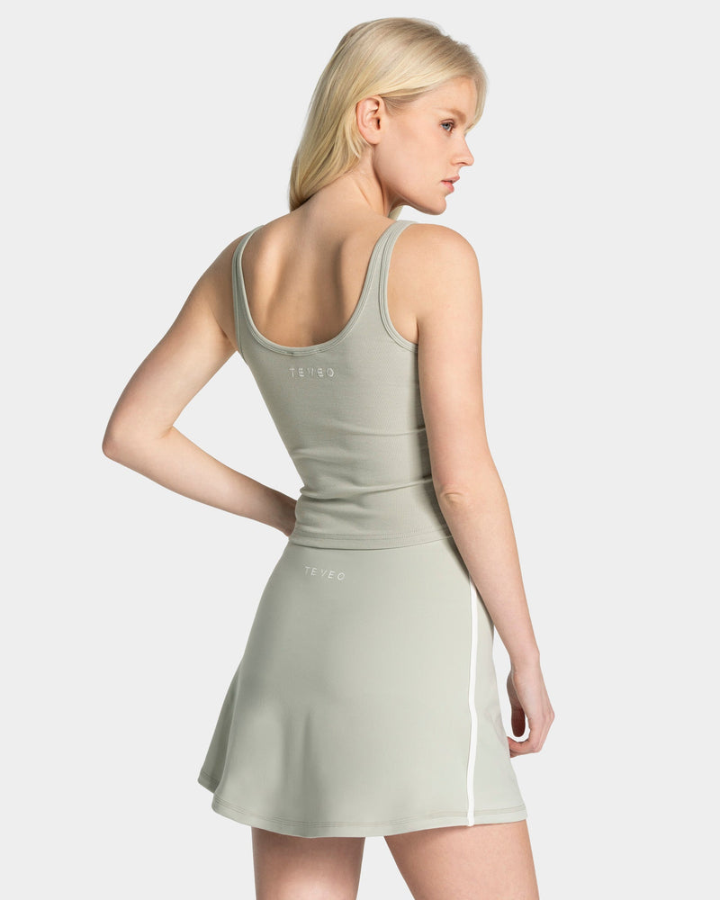 Haut côtelé Soft « Pistache »