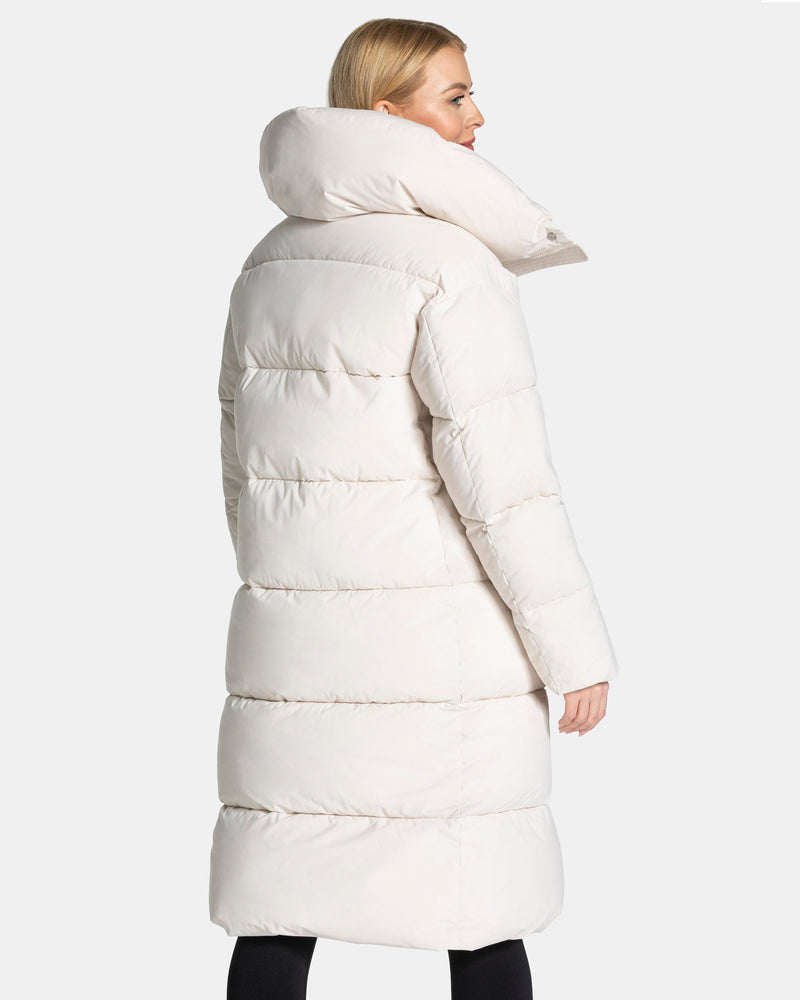 Doudoune longue Studio « Cream »