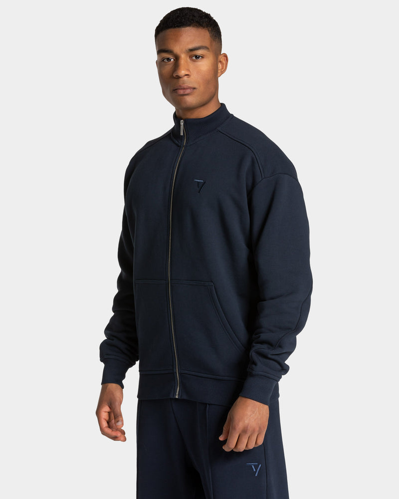 Sweat-shirt zippé Contrastline « Midnight »