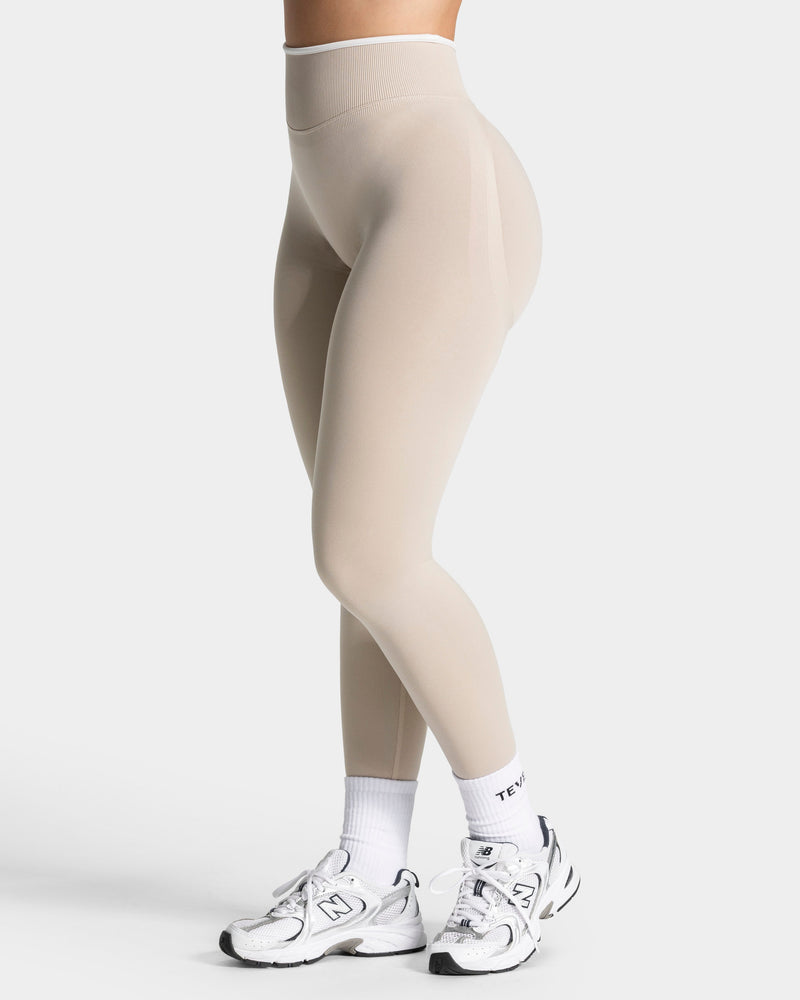 Legging Sculpt scrunch Contrastline « Cream »