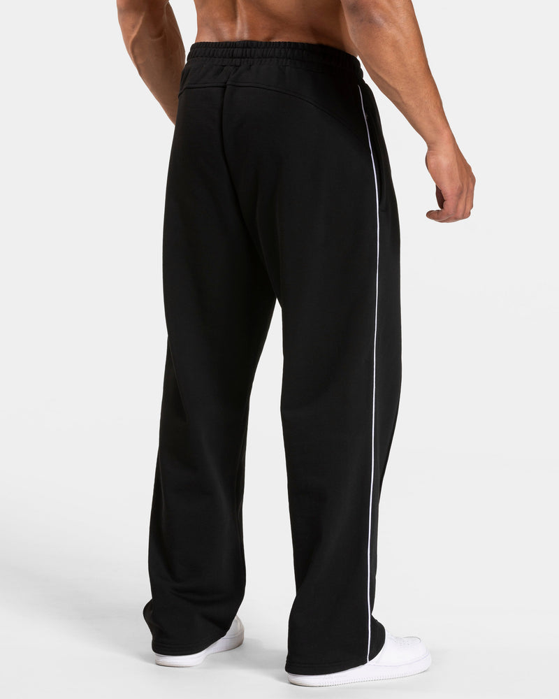 Pantalon de jogging Contrastline Straight Leg « noir-blanc »