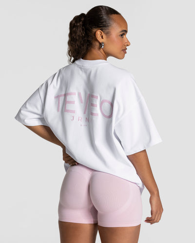 T-shirt oversize Journey « blanc »