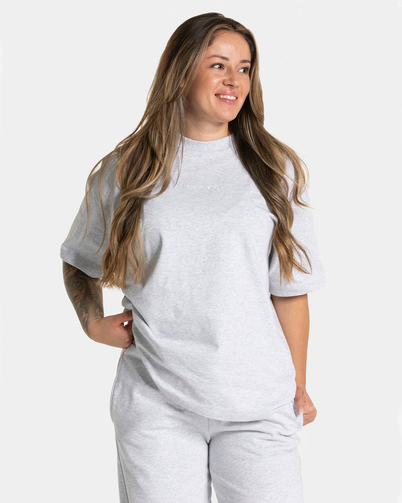 T-shirt oversize RI’VAIV « gris clair »
