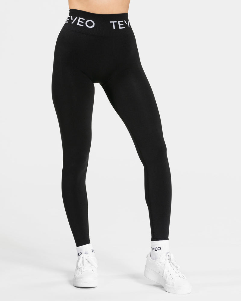 Legging Covert Scrunch Signature « Noir »