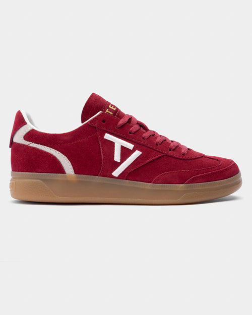 Baskets Classic Femme « bordeaux/blanc cassé »