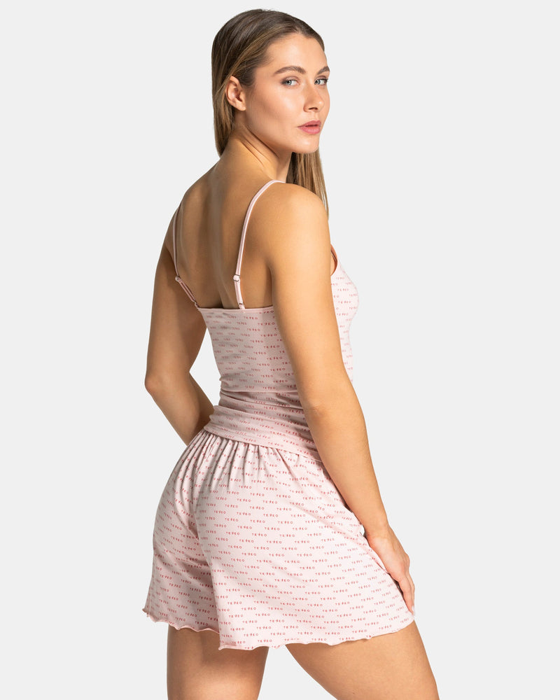 Caraco Valentine « Chili - rose »