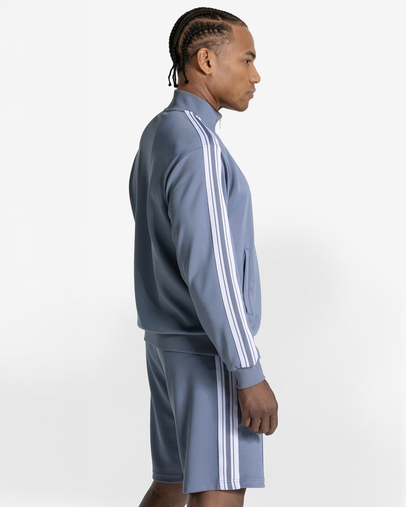 Veste zippée Club « bleu acier »