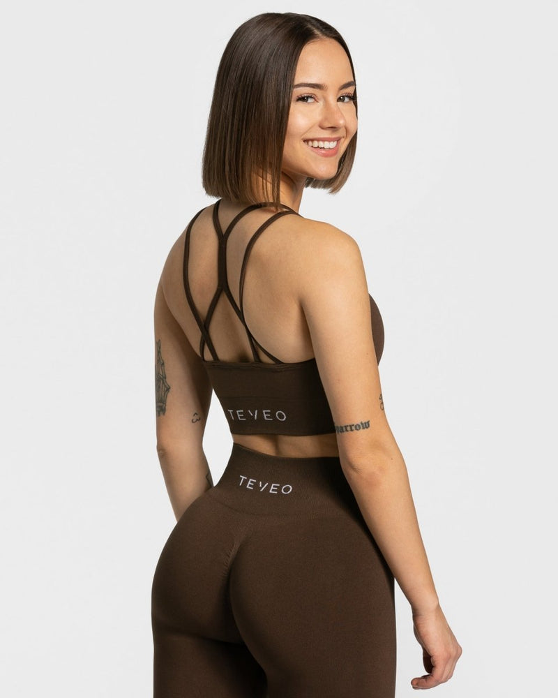 Brassière Timeless Scrunch « marron foncé »