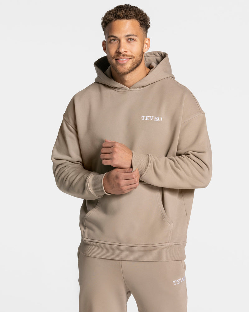 Sweat à capuche Acid « moka »