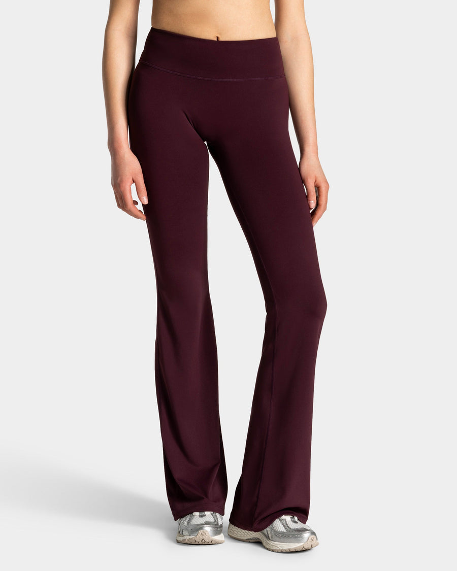 Legging évasé à coupe longue Allrounder « merlot »