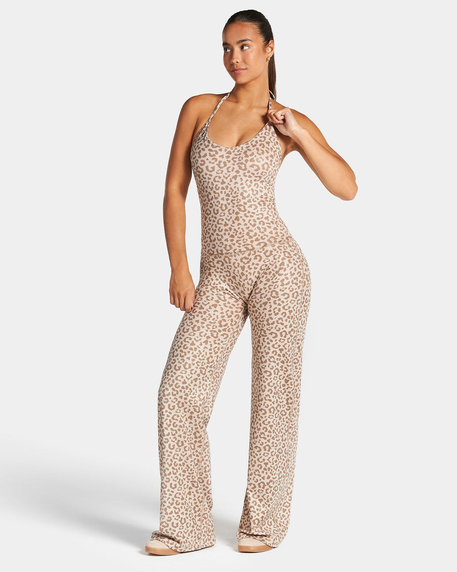 Pantalon à jambe droite standard Allrounder « Léopard Dune »