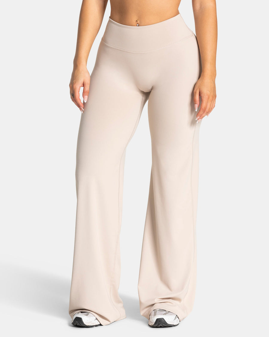pantalon à jambe droite et coupe longue Allrounder « Cream »