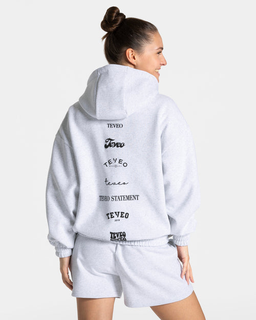 Veste de sport zippée oversize Anniversary « gris clair »