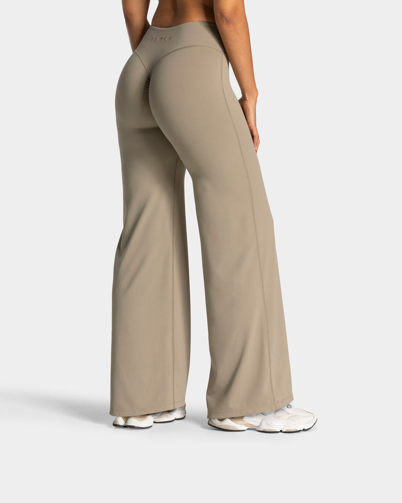 Pantalon Straight Leg Scrunch Charming Pro « kaki »
