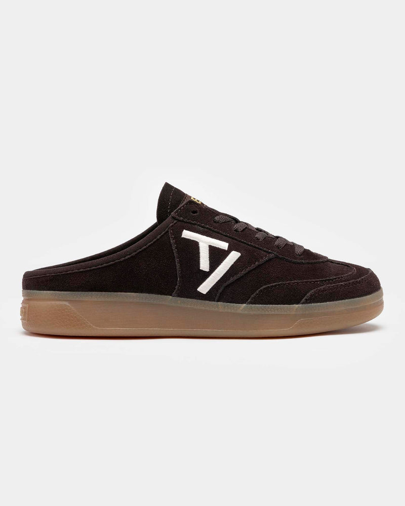 Mules Classic « Dark Chocolate/blanc cassé »