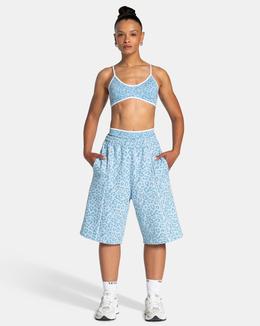 Brassière Contrastline « Léopard bleu layette »