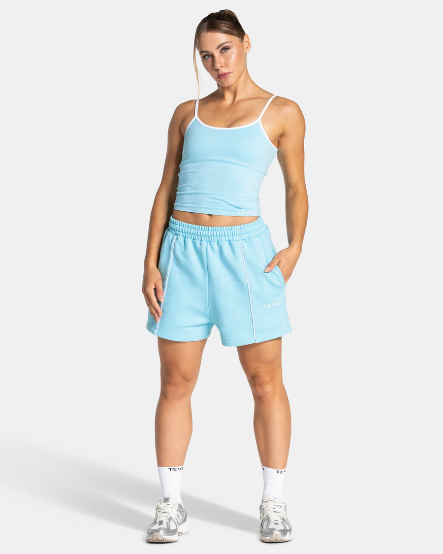 Short oversize Contrastline « Arctic Blue »
