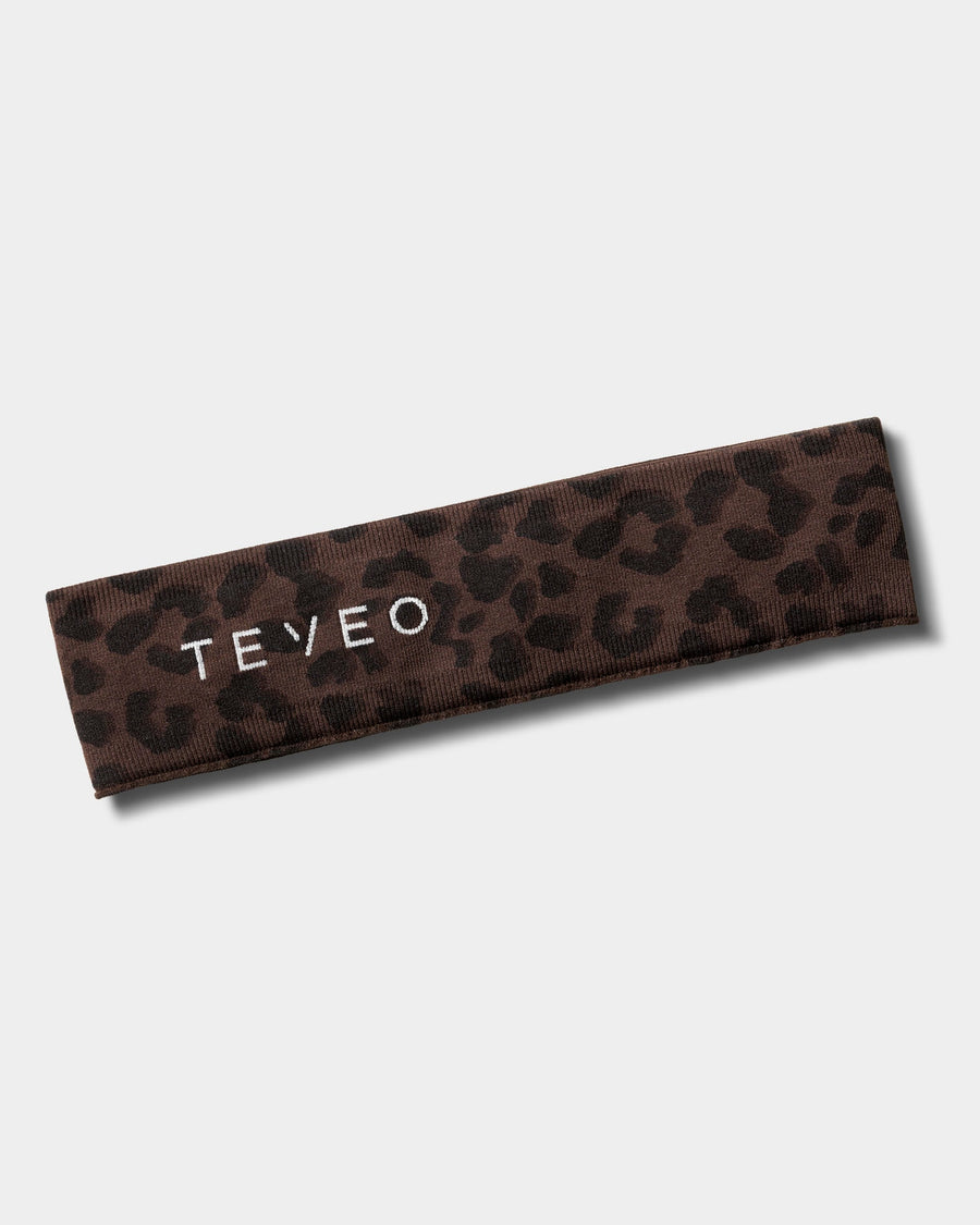 Bandeau Contrastline « léopard Espresso »