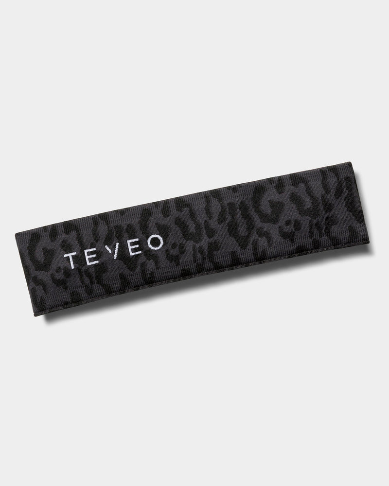 Bandeau Contrastline « léopard noir »