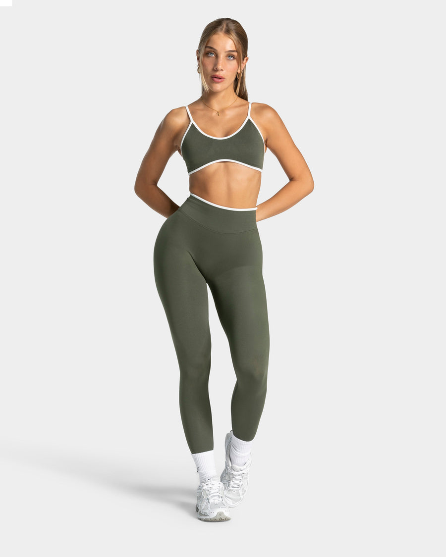 Brassière Contrastline « kaki »
