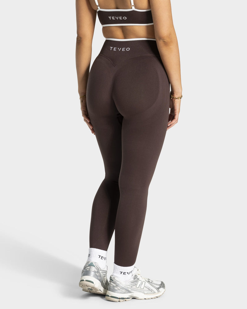 Legging Contrastline « Espresso »
