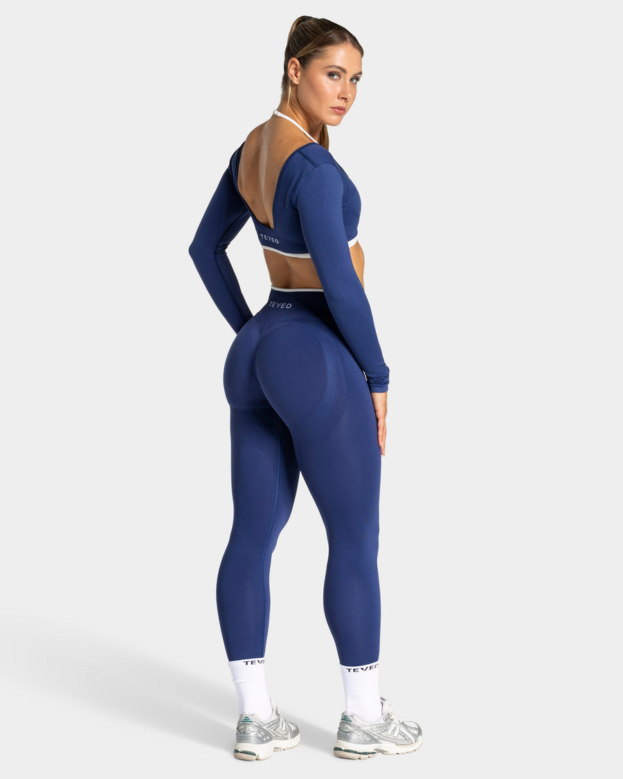 Legging Contrastline « indigo »