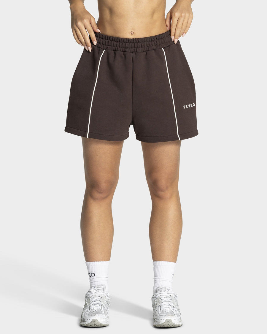 Short oversize Contrastline « Espresso »