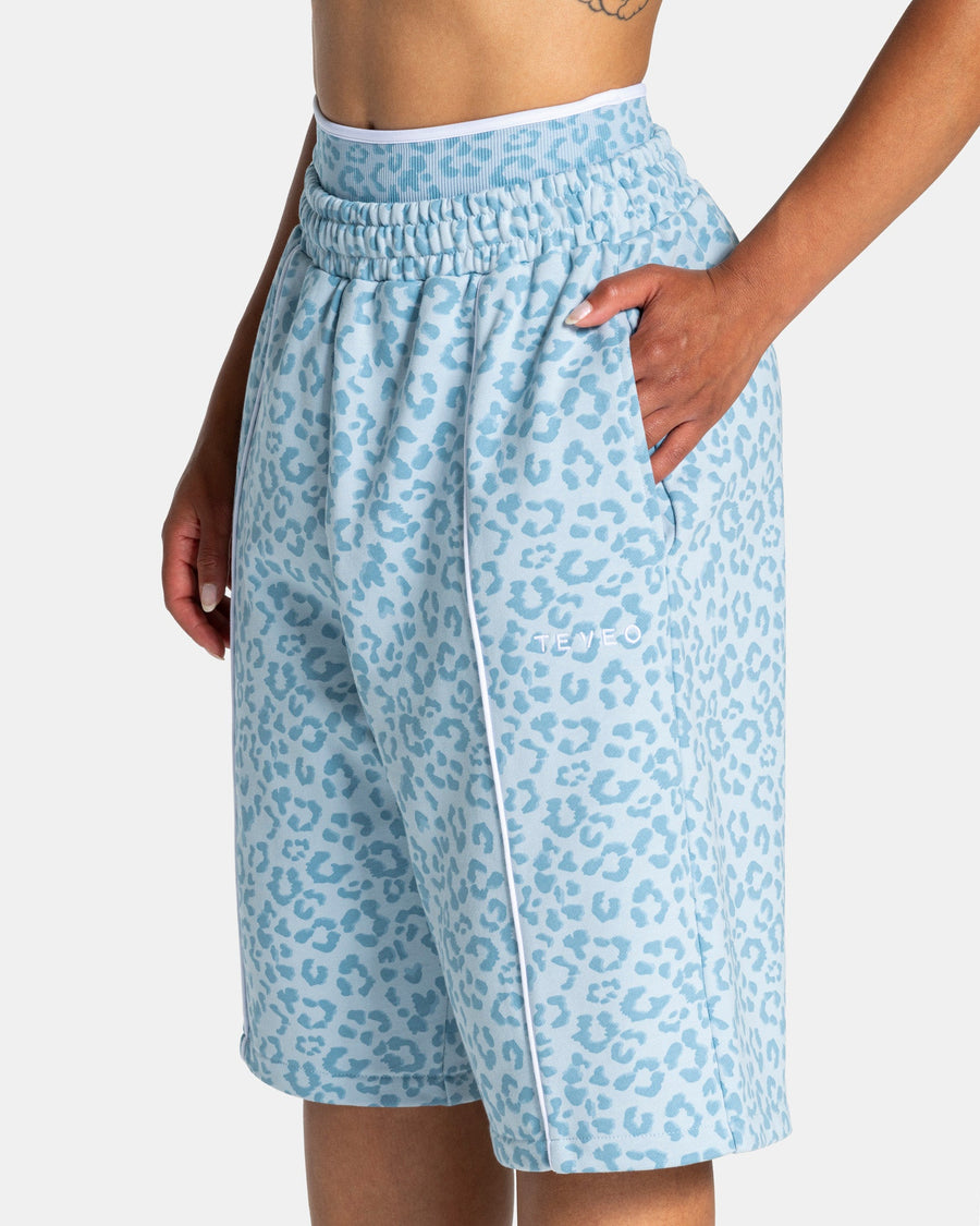 Jort oversize Contrastline « Léopard bleu layette »