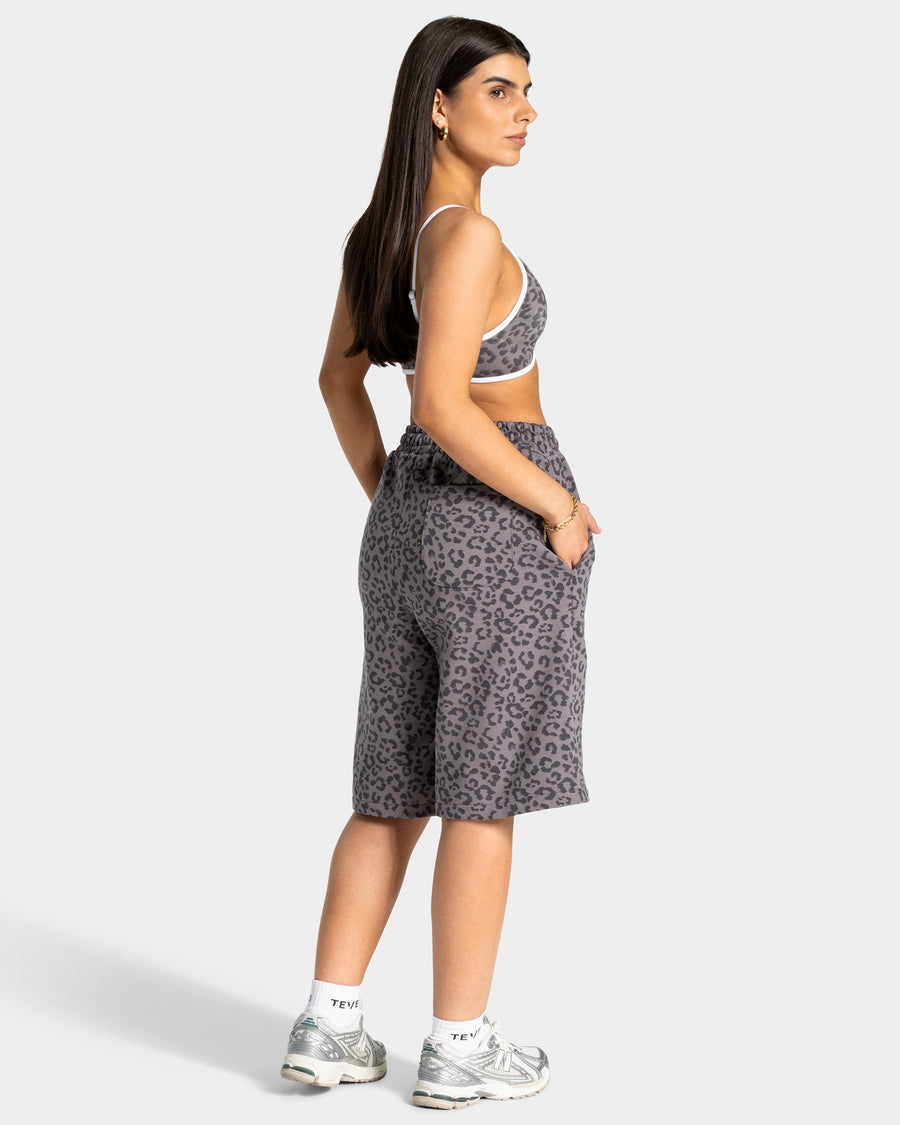 Jort oversize Contrastline « Léopard graphite »