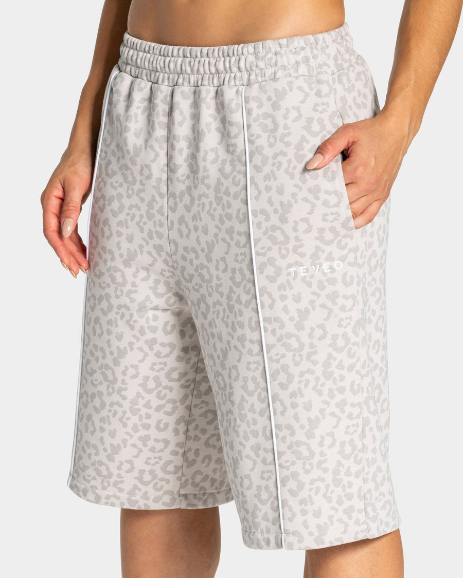 Jort oversize Contrastline « Léopard gris clair »
