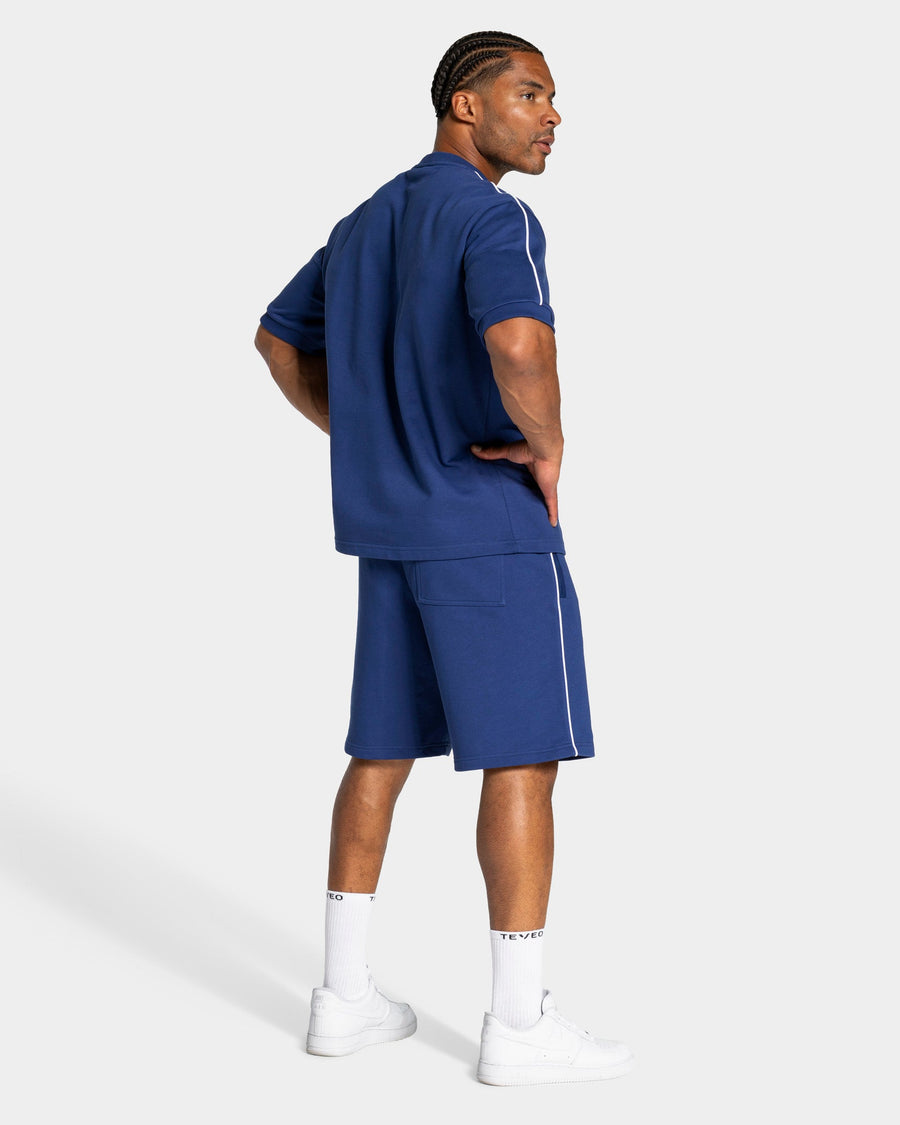 Short Contrastline « indigo »