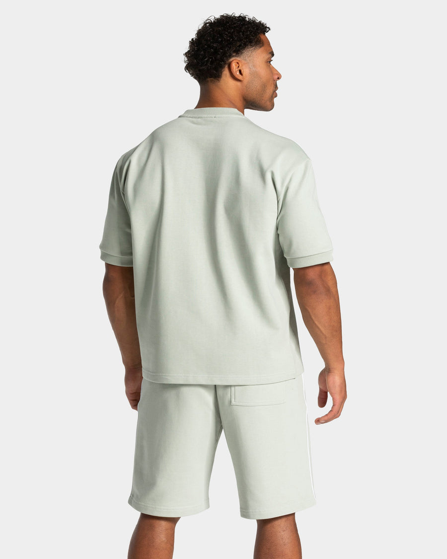 T-shirt oversize Contrastline « Pistache »